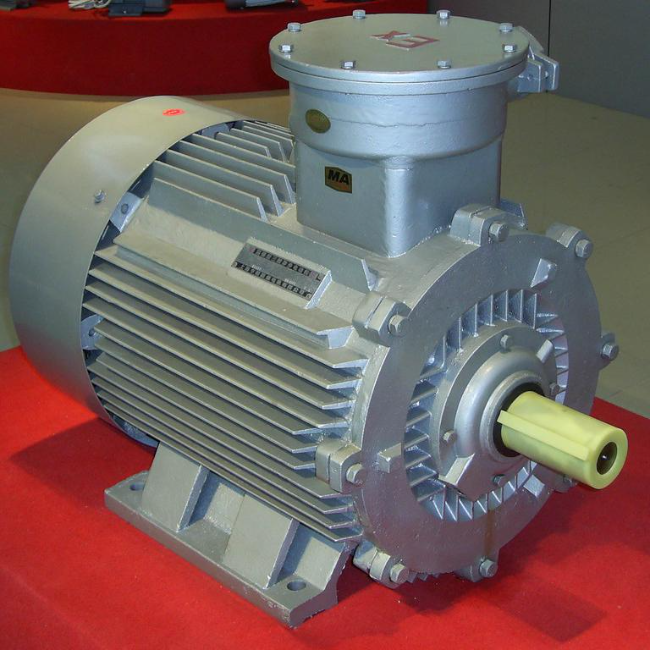 YBE3-315L2-4防爆电机45°角实拍